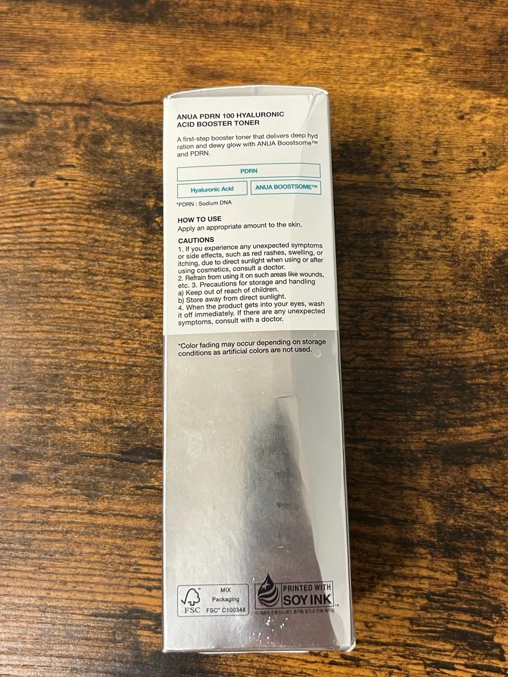 Anua PDRN 100 Hyaluronic Acid Booster Toner 250ml Korean Skincare